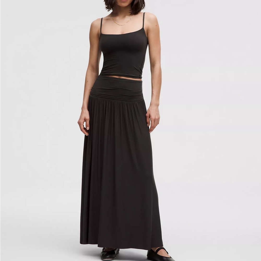 NWT Lululemon 2-in-1 Maxi Dress Black - Picture 6 of 6